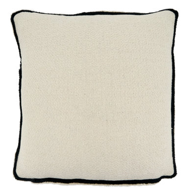 Noir Et Blanc Collection Cotton Throw Pillow