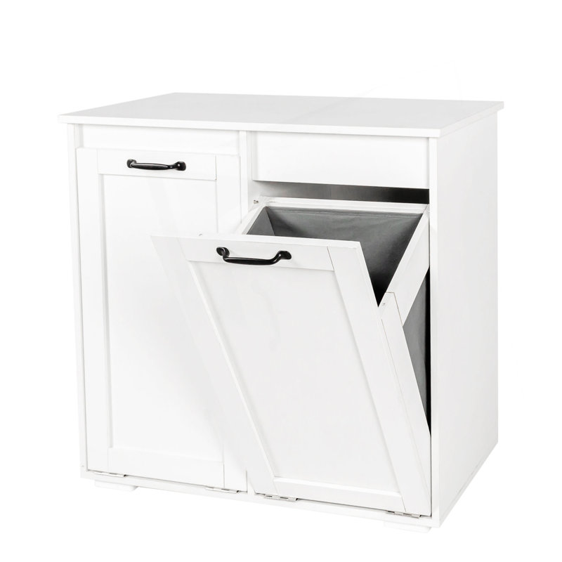 Laundry Cabinet ,With 2 Removable Liner Bags