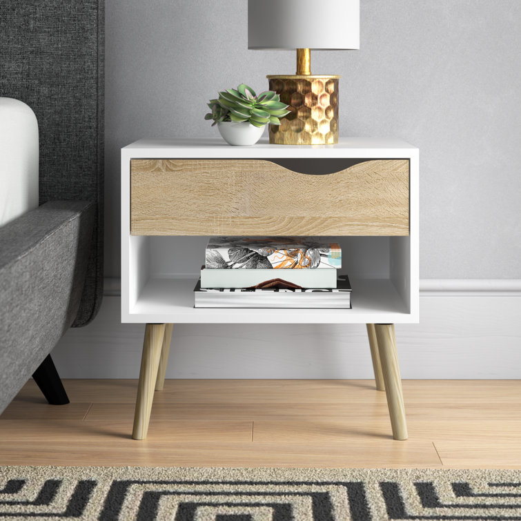 Bautram 1-Drawer Nightstand