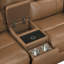 Lucien 72" Modern & Contemporary Top Grain Leather Power Double Reclining Love Seat with Centre Console, Wireless Charger, Hidden Cup Holders and Wall-Hugger Design-154247678