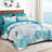 7-Piece Coastal Beach Comforter Set, Ocean Nautical All-Season Bedding-122815449-122815442