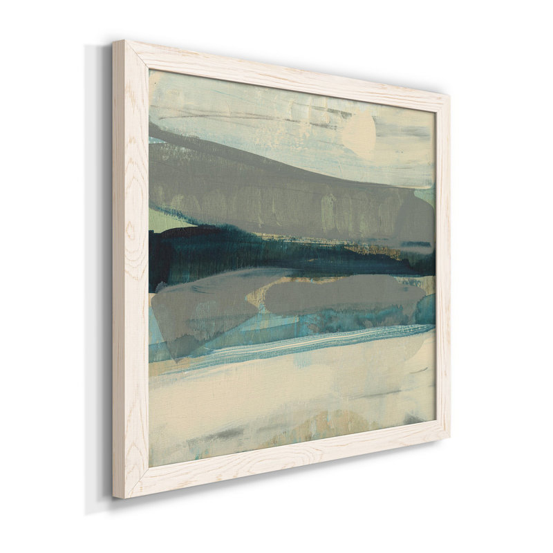 " Coastline Twist II ", White, 17" H x 17" W x 1" D, White