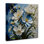 «Curling Petals Floral» sur toile bleue par Yuri Khrushch