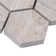 Textured Honeycomb Hexagon Marble Mosaic Tile
