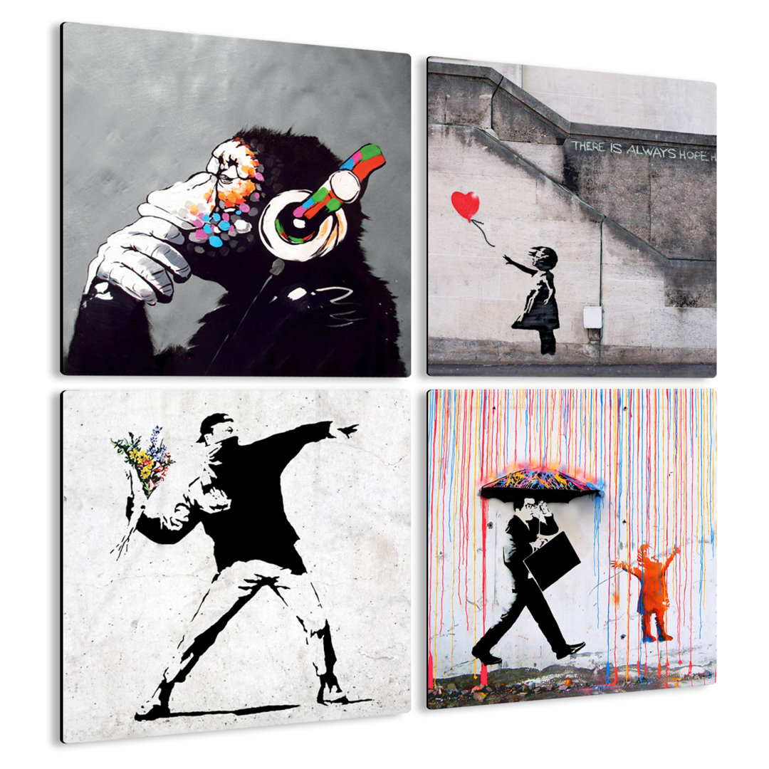 Holzbild Banksy von Banksy