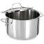 Calphalon 8 Quart Tri-Ply Stainless Steel Stock Pot with Lid and Aluminum Core
