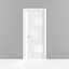 Porte blanche en verre givré Sete-58145299