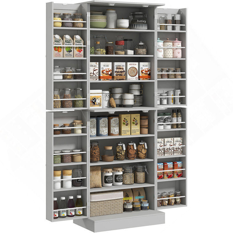 Pantry Cabinet With Shelves, Doors