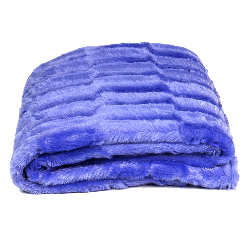 Hand Woven Throw Blanket, Easter Egg Purple
