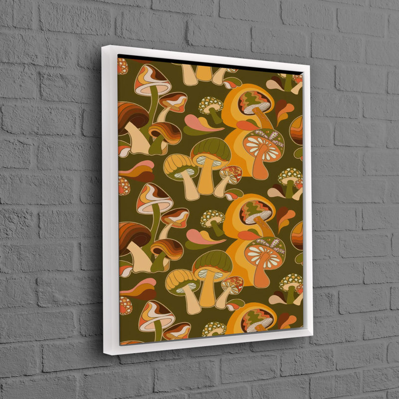 Print on Canvas, 25 cm H x 35 cm W, White Floater Framed