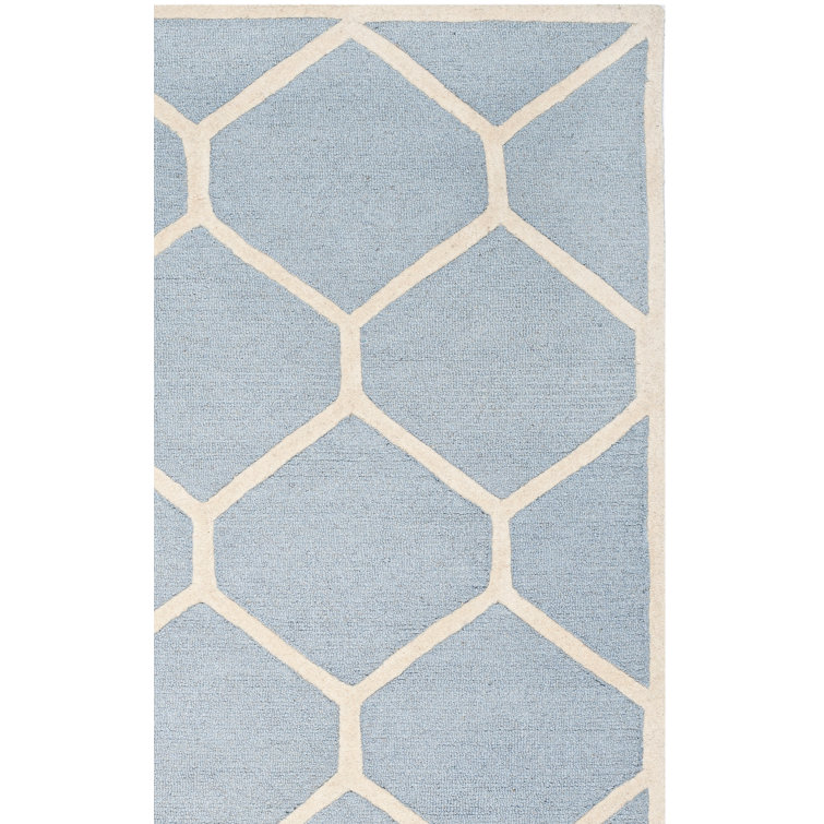 Deedgra Hand Tufted Wool Geometric Rug