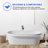 71'' x 33.5'' Soaking Solid Surface Bathtub