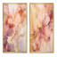 «Pink Luminous Liquids», 2 pièces sur toile-994310650-994310648