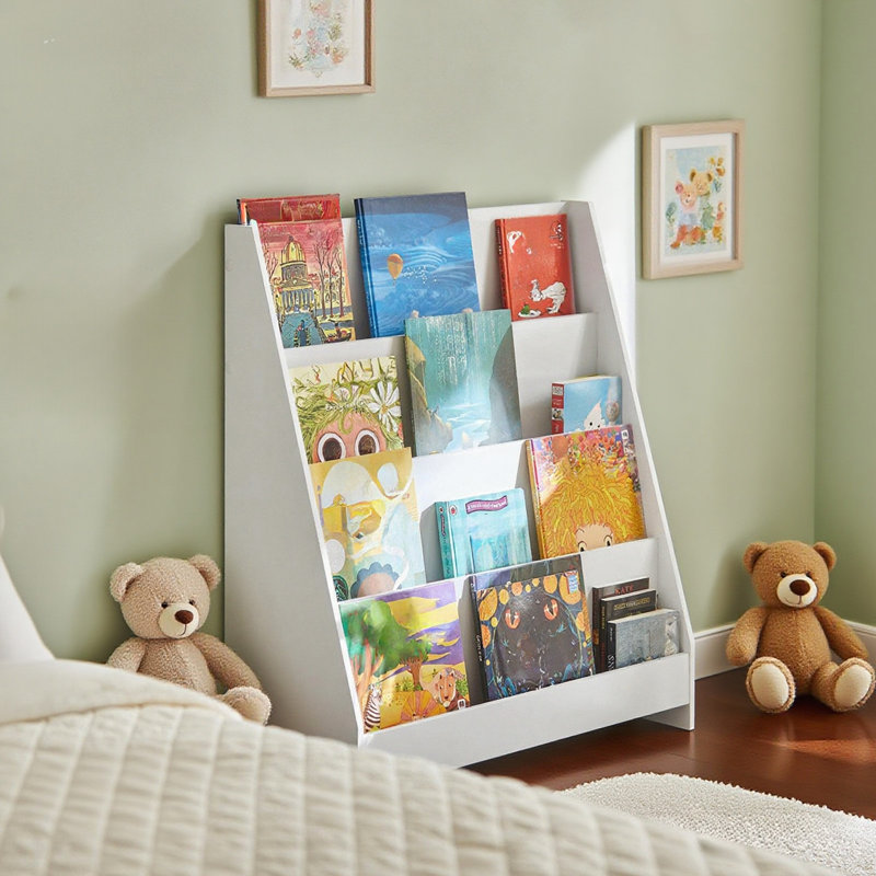 Flickinger 88cm H X 80cm W Furniture Kids Book Display, White