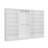 Modern Hall Stand, White, 124.0 x 82.7 x 13.8 inches | 100% Melamine Coated Particle Board, Thickness: 0.7 inches | Stylish & Functional Storage Solution for Entryways, Elegant Solid Color Design