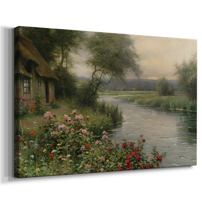 Paysages rétro-CXCIV -Galerie enveloppée Cavas, 40 x 60