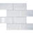 Reflection 11.82 in. x 12.01 in. Brick Joint Glossy Glass Mosaic Tile-36932777