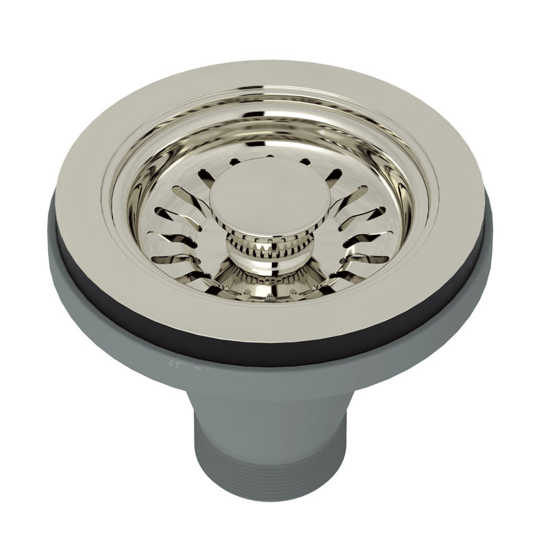 Shaws­™ Basket Strainer, Polished Nickel