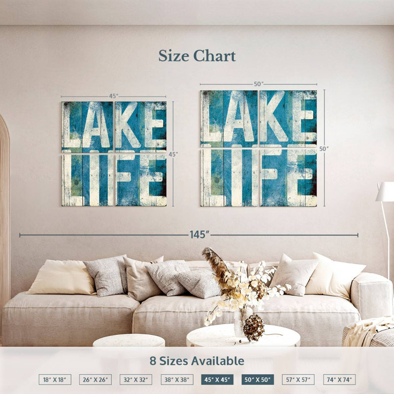 Bleu clair Tergel Lake Life
