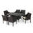 Arant 6 - Person Wicker Patio Dining Set with Oval Table-24542624