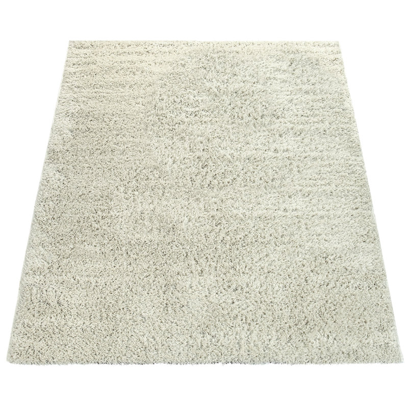 Landenberg Shaggy Cream Rug, Rectangle 200 x 280cm