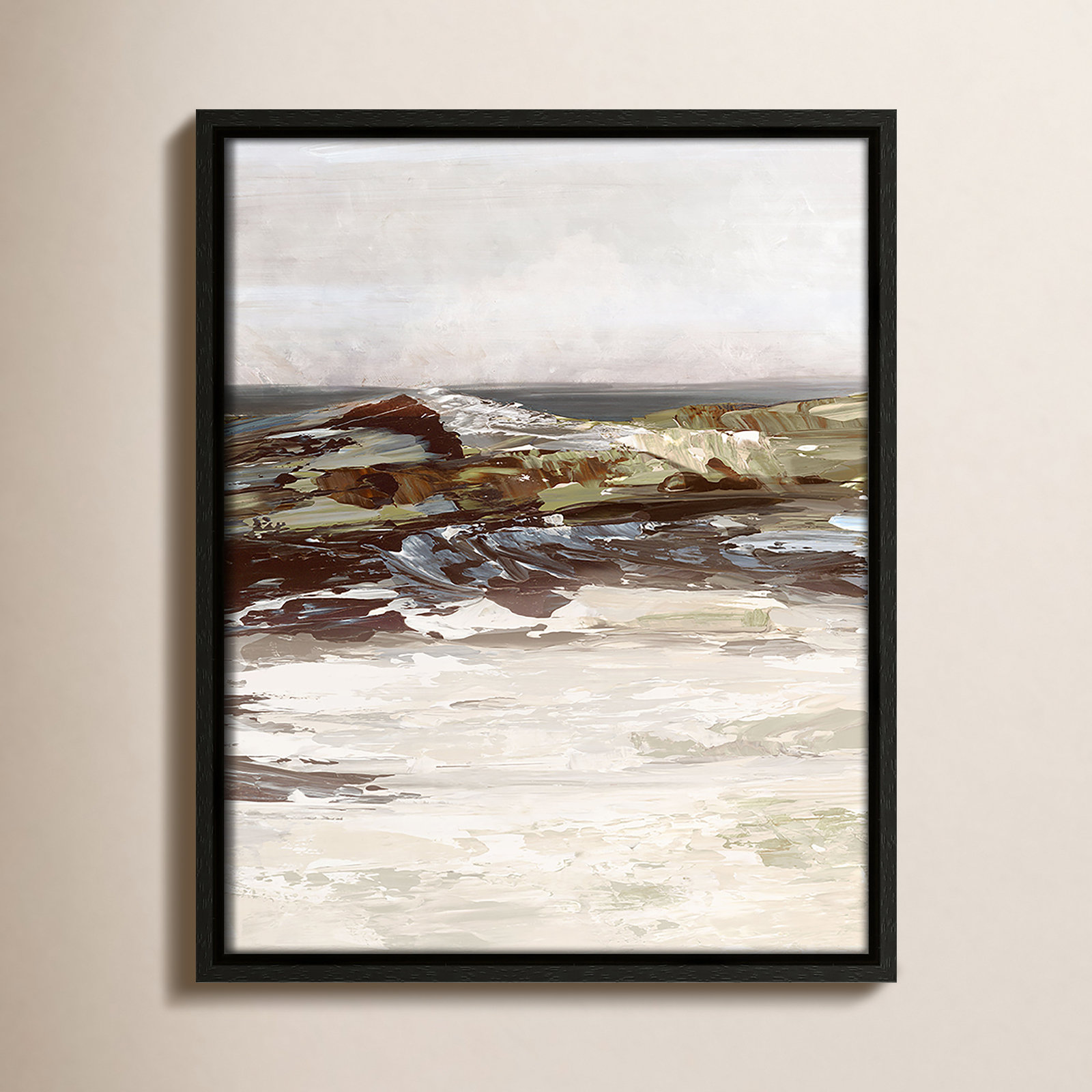 Stoney Peak Print by , Espresso, 15.5" H x 12.5" W