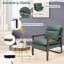 Chaise simple avec dossier rembourré très épais-1448293311