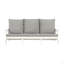 Canapé de jardin d'extérieur 3 places avec coussin, grain de bois-1188630553