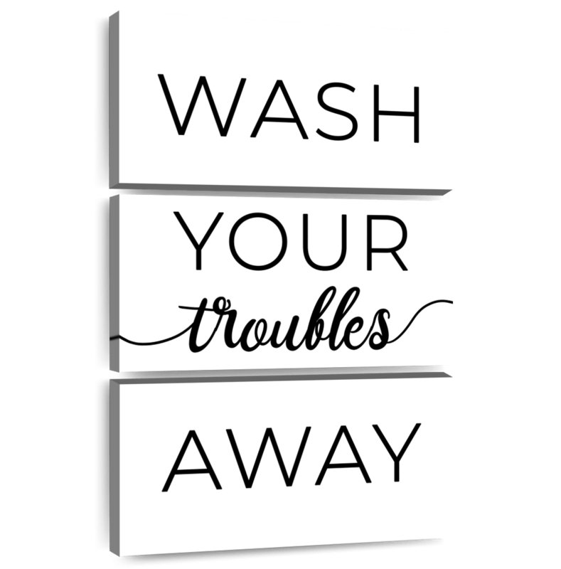Tergel Wash Your Troues Away, H 38 po x l 24 po