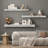 Aldobrando 60" Handmade Fireplace Mantel Shelf Mirrored Glass Wall Floating Shelves-1191259603