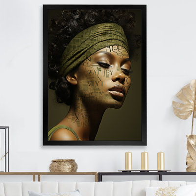 " Woman Typo Olive Observations "