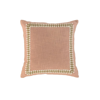 100% Cotton Throw Pillow