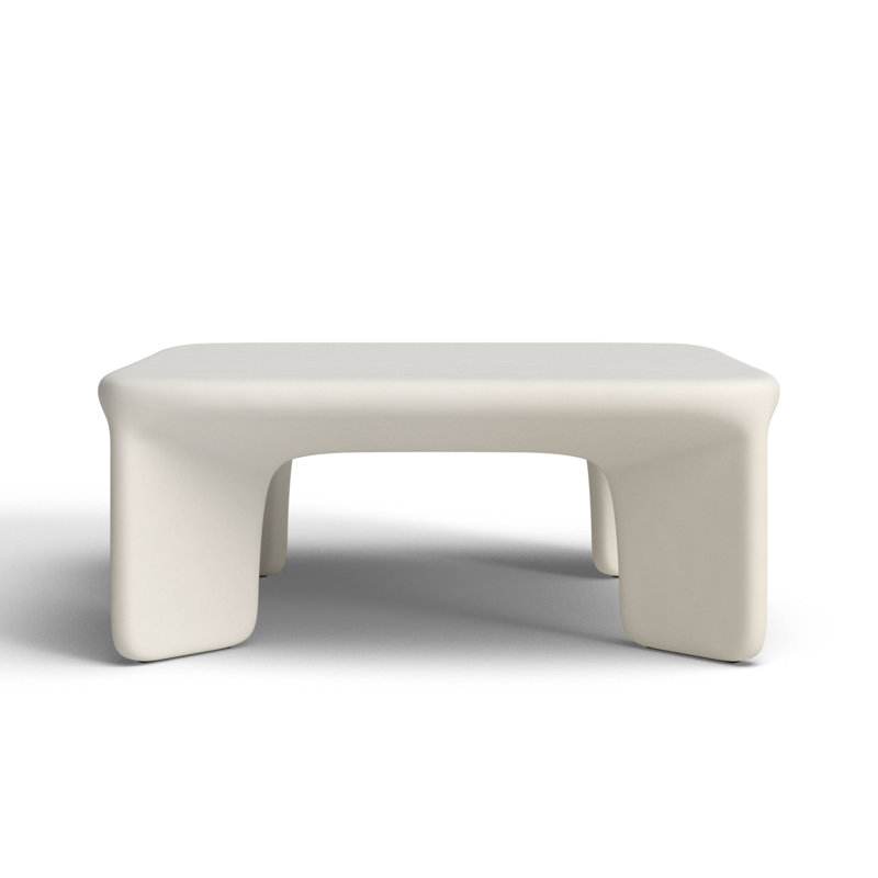 Lela Single Coffee Table, White