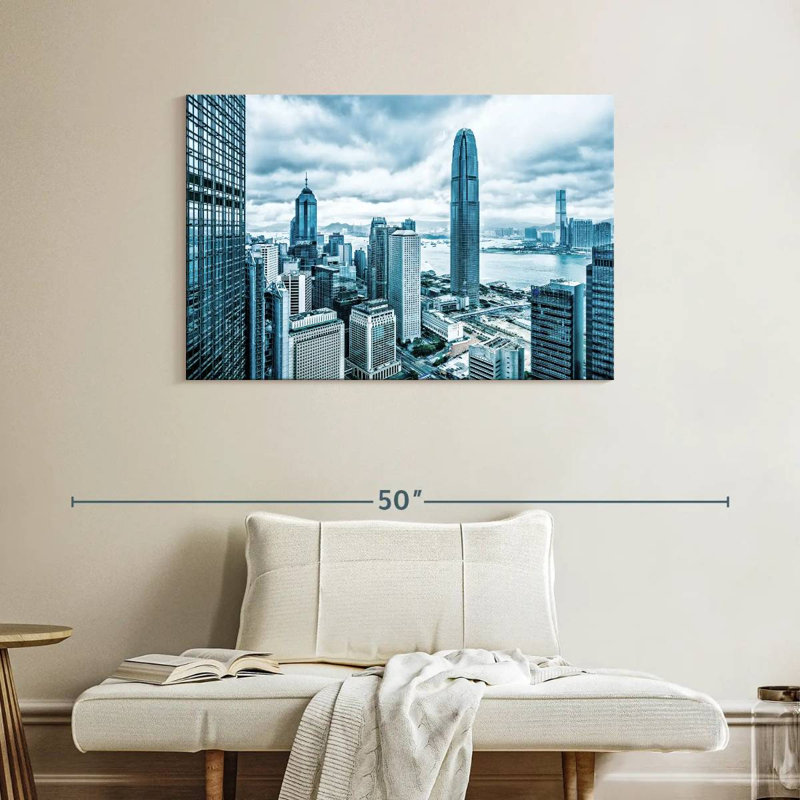 Nicci, majestueux horizon de Hongkong, H 26 po x l 39 po