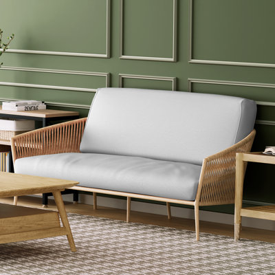 Reversible Polyester Fabric Futon Cover 3 Sided Zipper Sofa Bed Slipcover Bedroom