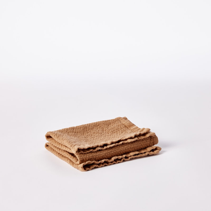Adriatic Organic Hand Towel, Ginger