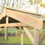2.1m x 1.3m Solid Wood BBQ Gazebo