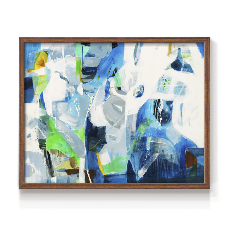 Down the Rapids -Framed Print - Restickable