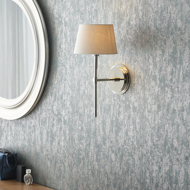 Eyal Steel Armed Sconce, Ivory