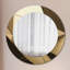 Huldar Glass Flat Wall Mirror