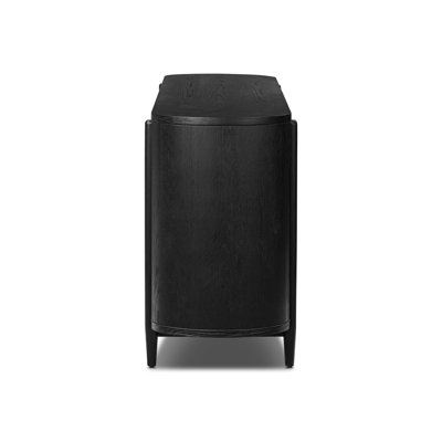 Tolle 6 Drawer Dresser-Drifted Matte Black Veneer