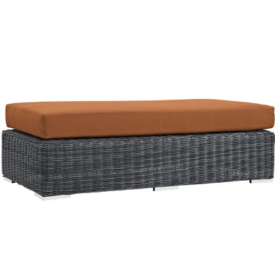Repose-pieds d'extérieur rectangulaire Sunbrella Modway Summon