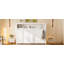 Lit escamotable moderne avec tablettes Peachey, structure en métal durable et assemblage facile