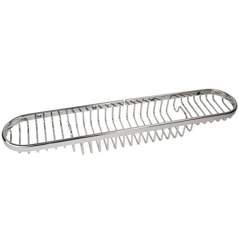 Splashables 18" Large Combination Shower Basket, 3.02" H x 18.94" W x 4.87" D, Polished Chrome