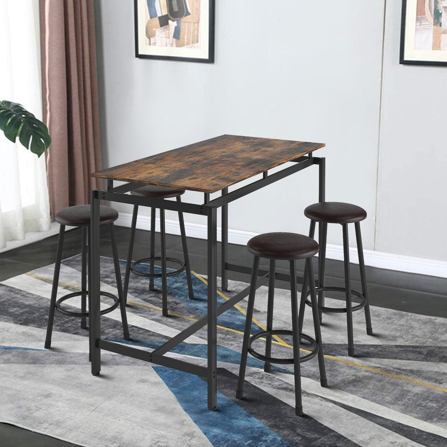 17 Stories 5 - Piece Dining Set | Wayfair