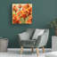 «Orange Orchid Bloom» par Anthony Christou, impression sur toile tendue-738744468