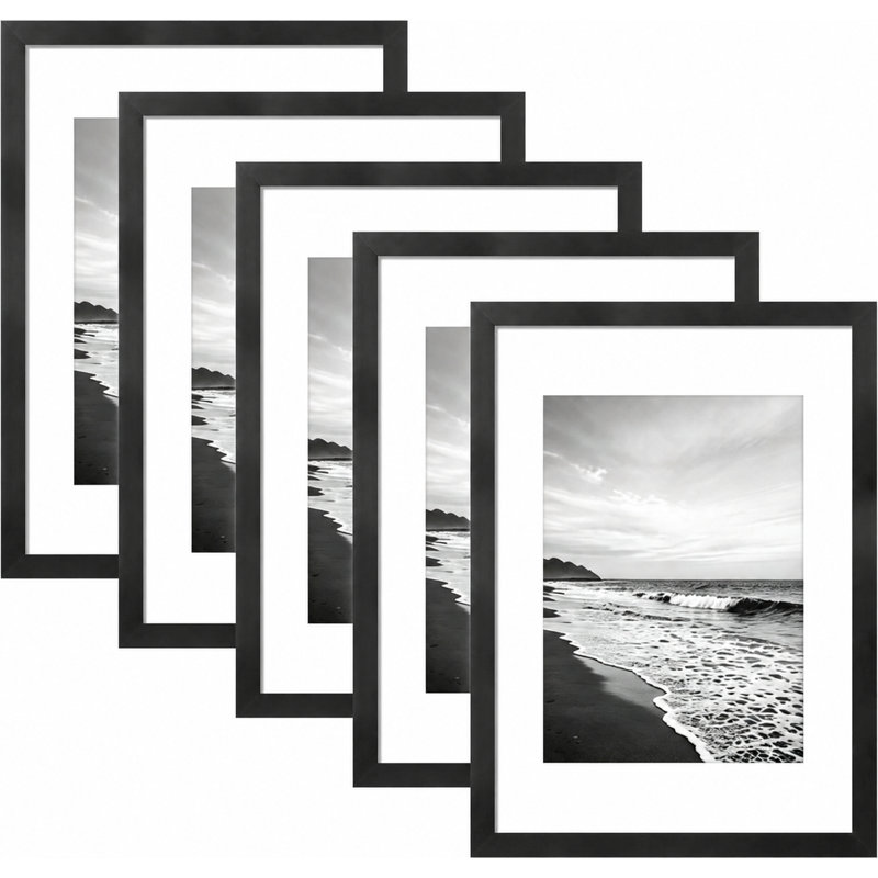 Ensemble de cadres photo Black Gallery Wall, A3, A3, A4