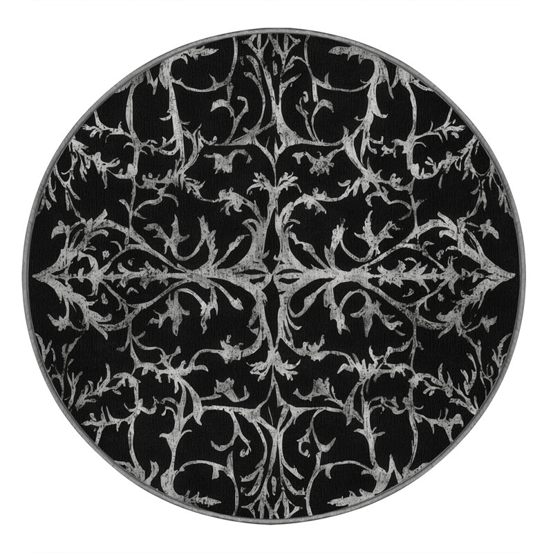 Midnight Majesty Rug, Round 5'