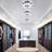 9.8" Crystal Flush Mount Ceiling Light Fixtures LED Ceiling Lamp For Kitchen