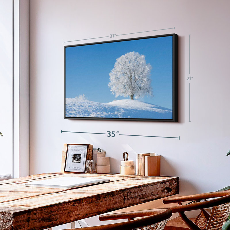 Frosty Lime Tree Canvas Print